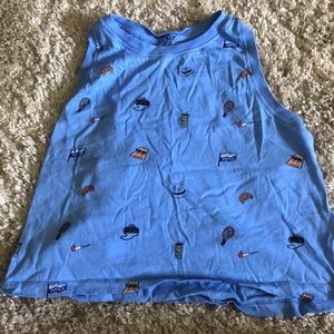 Nike crop tank (France theme)